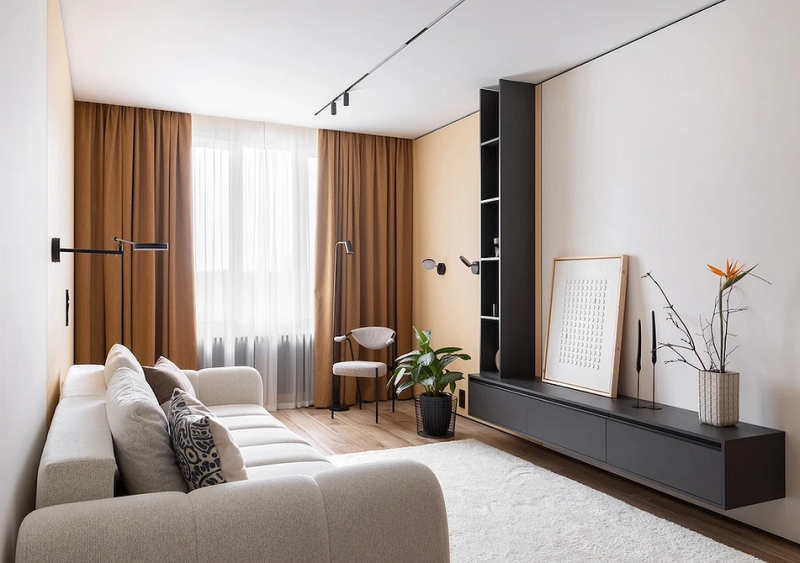 Светлая гостиная в современном стиле: как создать нескучный интерьер (96 фото)